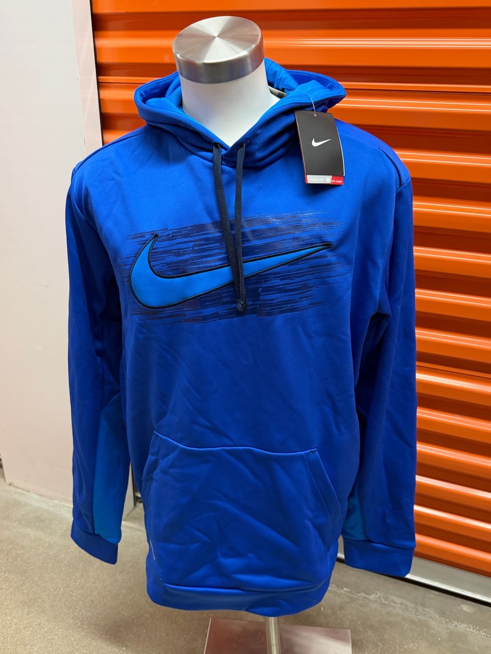 NWT Nike Men's Performance Pullover Hoodie Blue 749517 480 Size XL